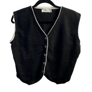 Vintage Haley Sweater Vest Pit 20 L 19